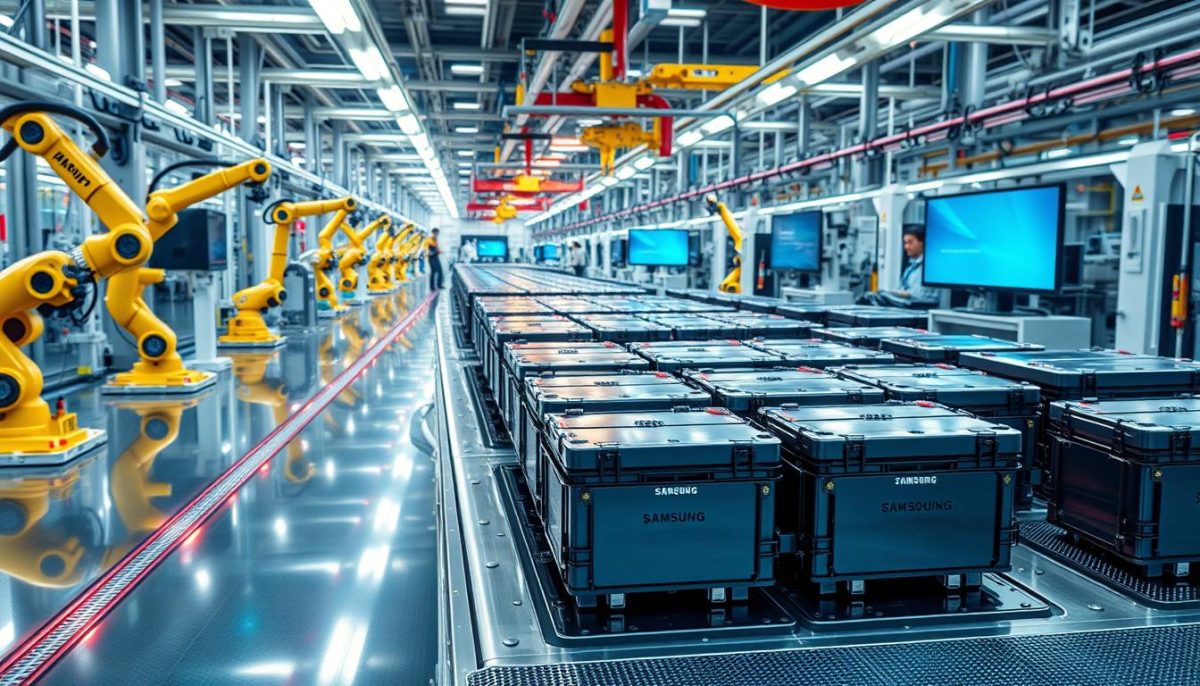 EV battery mass production